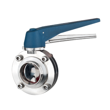 Welded butterfly valve